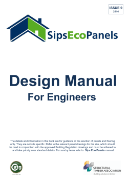 Design Manual - SIPs Eco Panels