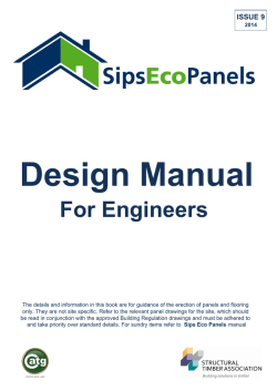 Design Manual - SIPs Eco Panels