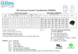 DC-Immune Current Transformers