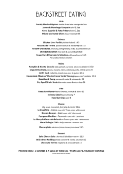 Download Dinner Dessert Summer menu
