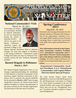 newsletter - Georgia, Department of