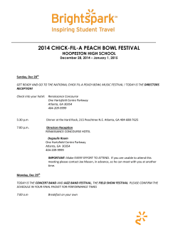 2014 CHICK-FIL-A PEACH BOWL FESTIVAL