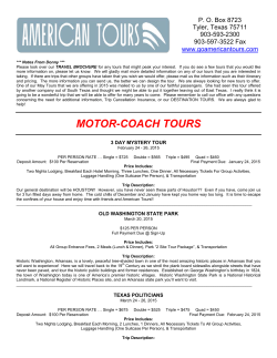 MOTOR-COACH TOURS - goAmericanTours.com