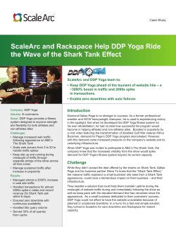 ScaleArc and Rackspace Help DDP Yoga Ride the Wave of the