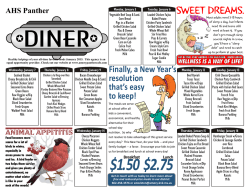 High School - Amory Panther Cafe