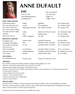 Download Resume - Anne Dufault