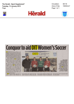 DIT Womens Soccer secure sponsorship deal with Conquer