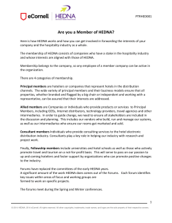 Are you a Member of HEDNA?