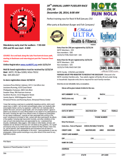 hard-copy entry forms - New Orleans Track Club