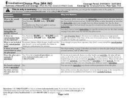 Health Savings Account $5000 Deductible