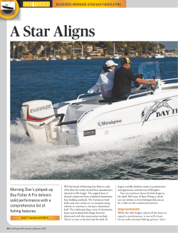 A Star Aligns - Morningstar Boats
