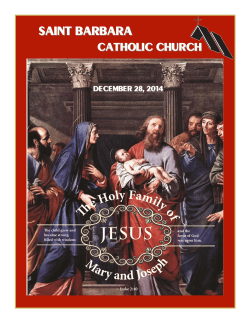 December 28, 2014 - St. Barbara Catholic Church