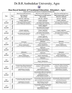 Dr.BRAmbedekar University, Agra