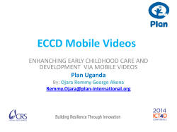 Enhancing ECCD via Mobile Video Technology