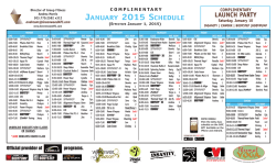 Group Fitness Schedule - Greenwood Athletic Club