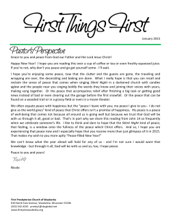 Download the January 2015 newsletter in PDF format