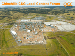 Presentation - Chincilla CSG Local Content Forum