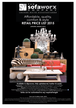 RETAIL PRICE LIST 2015