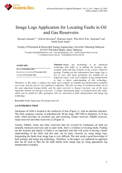 Image Logs Application for Locating Faults in Oil