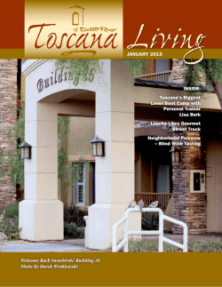 Jan 2015 - Toscana of Desert Ridge