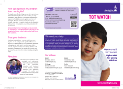 TOT WATCH - Meningitis Research Foundation