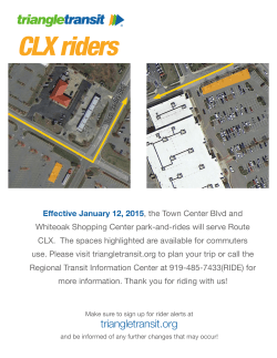 CLX riders - Triangle Transit