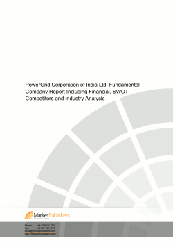 PowerGrid Corporation of India Ltd. Fundamental Company Report