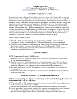 Download CV - RAND Corporation