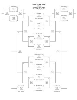 LISLE HIGH SCHOOL 16 Team Holiday Cage Classic Dec. 26 27