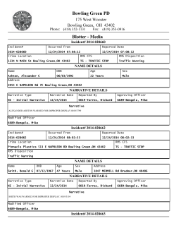 Download (PDF, 111KB) - Bowling Green Police Division