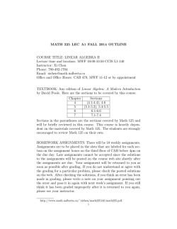 Syllabus - University of Alberta