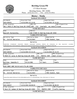 Download (PDF, 114KB) - Bowling Green Police Division