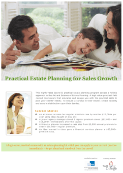 Download brochure - Insurance and Financial Practitioners