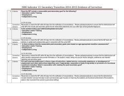 ISBE Evidence of Correction - Illinois State Board of Education