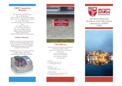 Download AMSF brochure - Faculty of Engineering