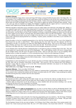January Newsletter now available