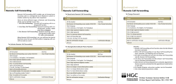 Remote Call Forwarding - HGC-Biz