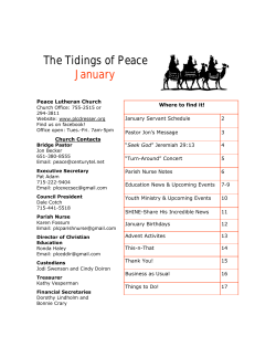 December tidings.pub - Peace Lutheran Church