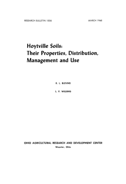 Hoytville Soils - The Ohio State University