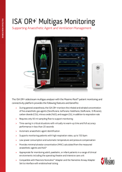 ISA&trade; OR+&trade; Multigas Monitoring
