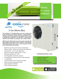 CoolFire 3 Ton Mono Heat Pump