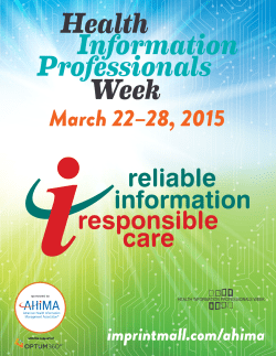 Health Information Professionals Week