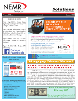 January 2015 - NEMR Telecom