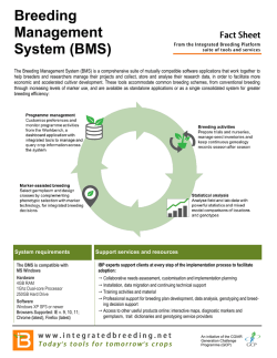 Breeding Management System (BMS)