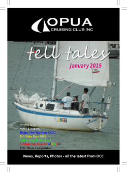 Tell Tales January 2015 – Click here to print
