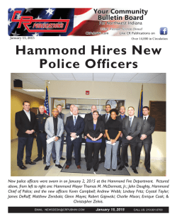 January 15, 2015 - CR Publications
