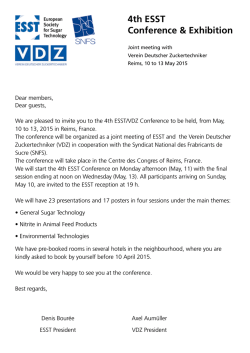Invitation with registration form and hotel information