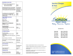 HERE - Horizon Credit Union