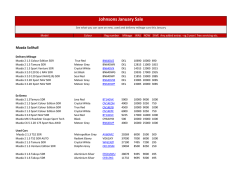 Johnsons January Sale
