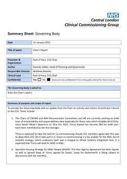 Download - NHS Central London Clinical Commissioning Group